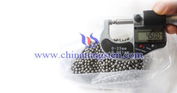φ4.5mm Tungsten Alloy Ball φ4.5mm tungsten alloy ball picture