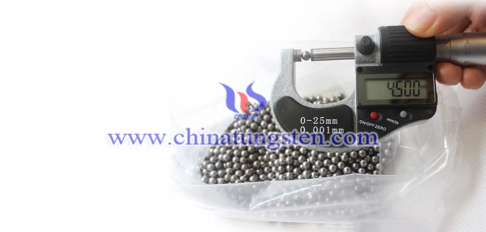 φ4.5mm Tungsten Alloy Ball φ4.5mm tungsten alloy ball picture