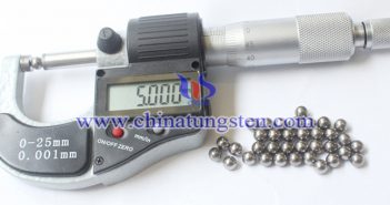 φ5.0mm Tungsten Alloy Ball φ5.0mm tungsten alloy ball picture