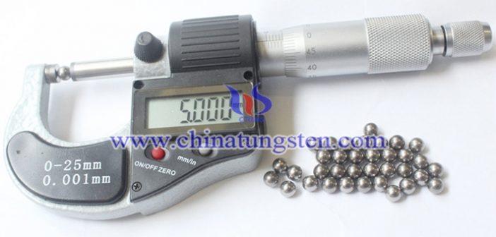 φ5.0mm Tungsten Alloy Ball φ5.0mm tungsten alloy ball picture