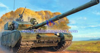 99A Tank Tungsten Alloy Armor Piercing Wear Depth Up To 1500mm Type 99A Tank Picture