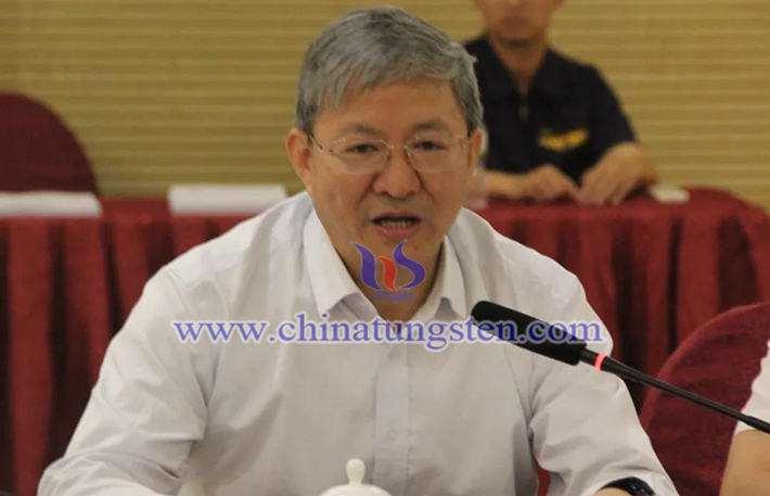 中鎢高新材料股份有限公司總經(jīng)理謝康德（代表李仲澤副會(huì)長(zhǎng)、主席團(tuán)主席）
